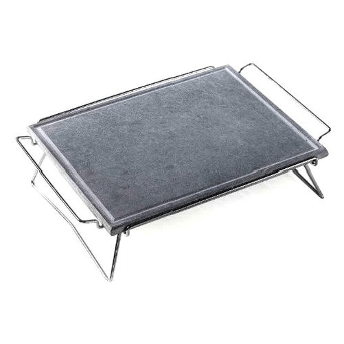 Ompagrill Piastra ollare Ompagrill DS40/50/SP Ollare con supporto pieghevole nero