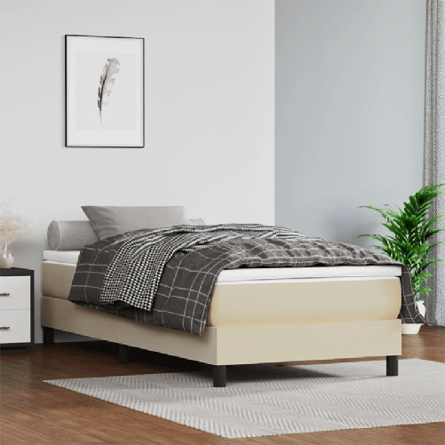 VidaXL Giroletto Crema 90x190 cm in Similpelle