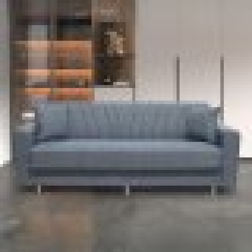 Tezeta Divano Poem 3 posti con letto contenitore in tessuto Mina 11 grigio