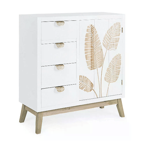 Bizzotto Credenza un'anta 4 cassetti - FLORA