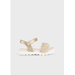 MAYORAL SCARPE SANDALO SANDALI BIMBA MAYORAL 43635 PELLE 90 ORO ORIGINALE PE 2025