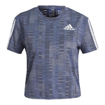 Adidas Maglia a Maniche Corte Donna Adidas Own The Run Blu Acciaio