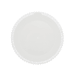 Crazystock Selected Confezione 3 Vassoi Tondo Bianco Trinati 40 cm