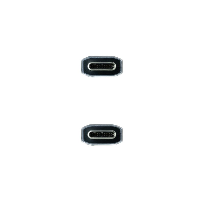 Nanocable-10.01.4102-COMB-cavo-USB-2-m-USB-3.2-Gen-2--3.1-Gen-2--USB-C-Nero-Grigio