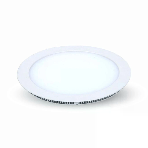 V-TAC Mini Pannello LED 22W 100LM/W Montaggio ad Incasso Rotondo 6000K - ATTENZIONE: Senza Driver