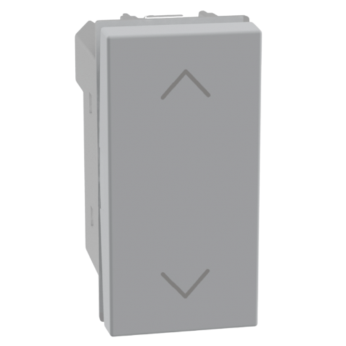 Bticino serie matixgo pulsanti doppi interbloccati 1p (no) + 1p (no) 10a 250vac *** colore grigio