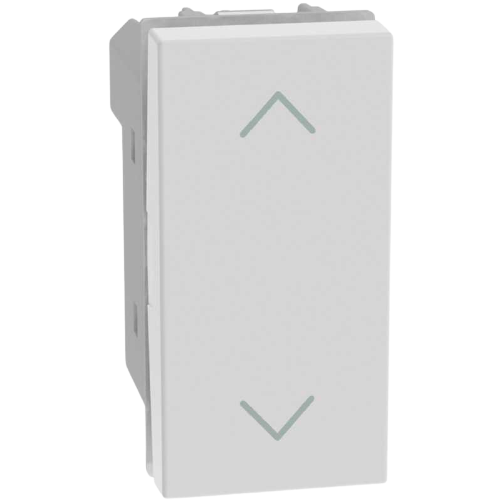 Bticino serie matixgo pulsanti doppi interbloccati 1p (no) + 1p (no) 10a 250vac *** colore bianco