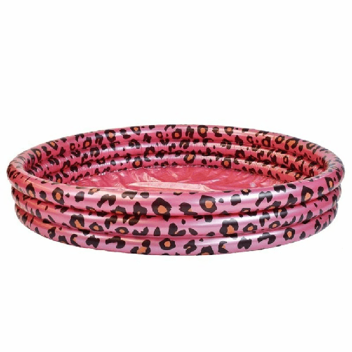 Swim Essentials Piscina Gonfiabile Swim Essentials Leopard Rosa chiaro Ø 150 cm