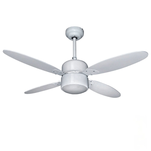 Zephir ventilatori da soffitto 4 pale in legno 3 velocità di ventilazione 60w *** colore bianco