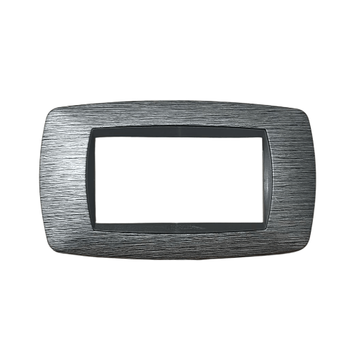 Master modo placca satinato grigio compatibili con supporti master modo *** numero posti 4 posti