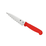 Spyderco Spyderco KITCHEN CLASSICS CUCINA (Small Utility) CM.11,4 SERRATED RED K05SRD