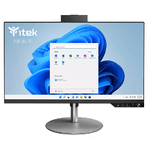 Itek Pc Aio Barebone 238 Fhd H610 2Xddr4 M.2 2X Ssd/Hdd 2.5 Wifi Bt Pop-Up Cam Spkr Type