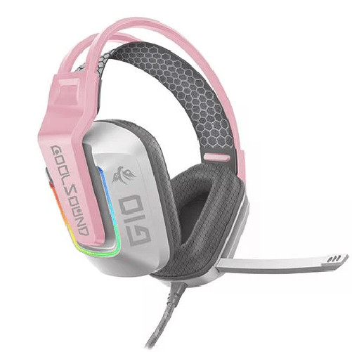 Coolsound Cuffie da gioco Coolsound G10 - Compatibili con XBOX PS5 PS4 Switch e PC - Colore rosa