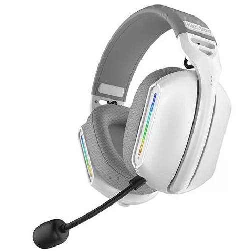 Coolsound Cuffie da gioco Bluetooth Coolsound G11 - Illuminazione RGB - Bianco