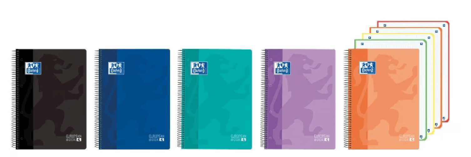 Oxford  Quaderno Oxford Europeanbook 4 A5+ a quadretti 5x5 mm 120 fogli 90 g/m²