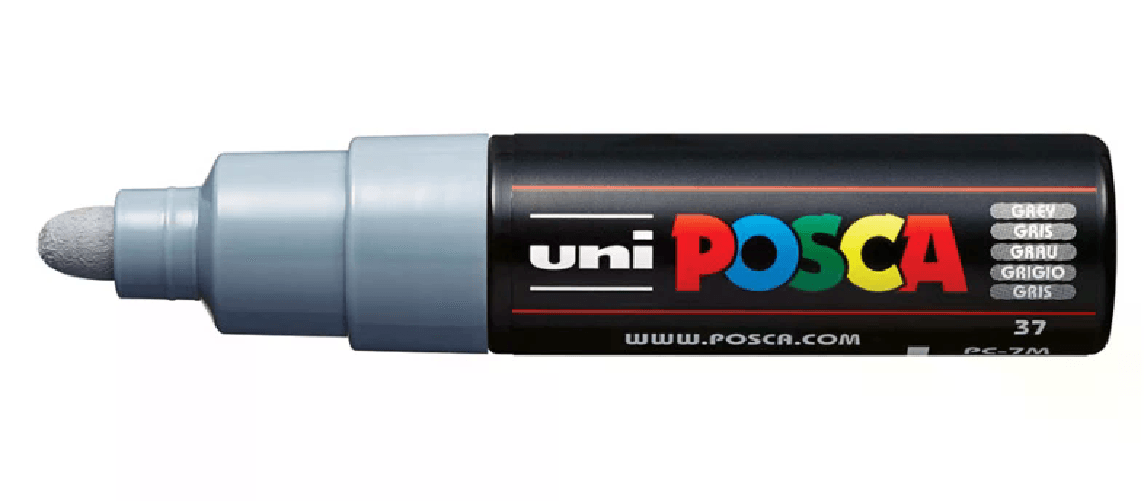 POSCA PC-7M Grigio