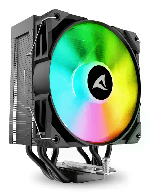 Sharkoon Dissipatore Ad Aria 1X 120Mm Argb Pwm Fan 5X Copper Pipes Direct Touch Tdp 230W Effetto