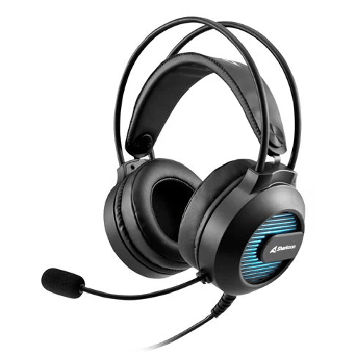 Sharkoon Cuffie Usb Sound Card Con Illuminazione
