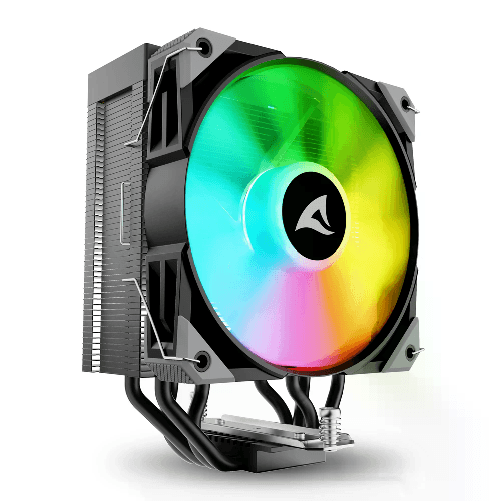 Sharkoon Dissipatore Ad Aria 1X 120Mm Argb Pwm Fan 4X Copper Pipes Direct Touch Tdp 220W Effetto