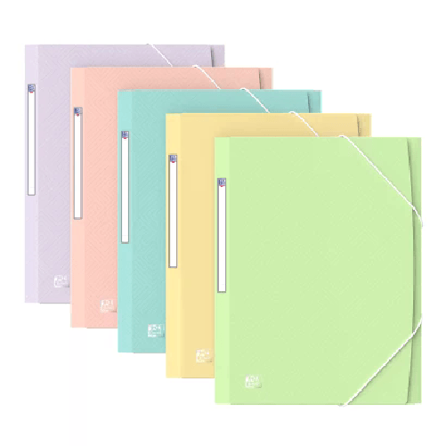 Oxford 400187619 cartella Polipropilene (PP) Blu Verde Rosa Viola Giallo A4