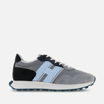HOGAN SCARPE SNEAKERS UOMO HOGAN H601 H HXM6010EG01N2A06NB PELLE GRIGIO ORIGINALE AI