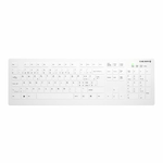 Cherry ak-c8112 tastiera rf wireless qwertz svizzere bianco