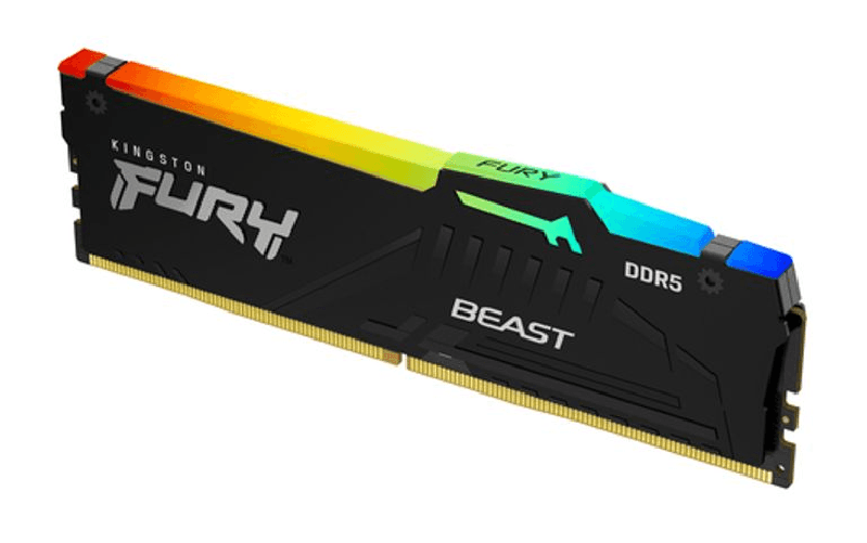 Kingston technology fury beast 32gb 6400mt/s ddr5 cl32 dimm rgb xmp