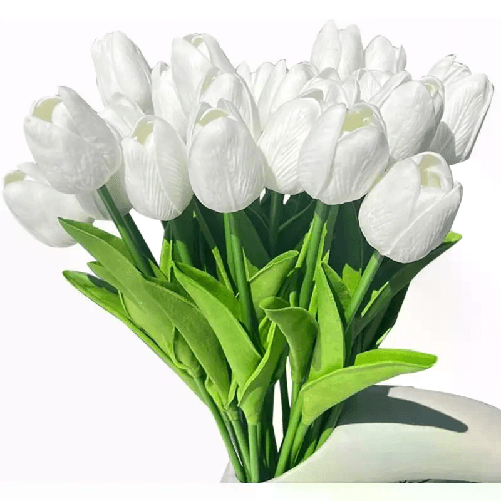 Due Esse Tulipani Artificiali 12 Pezzi Fiori Finti Tulipano Bouquet sposa decorazione