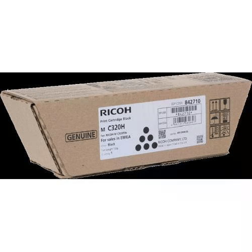 RICOH ORIGINALE Ricoh toner nero 842710 M C320H 10500 pagine
