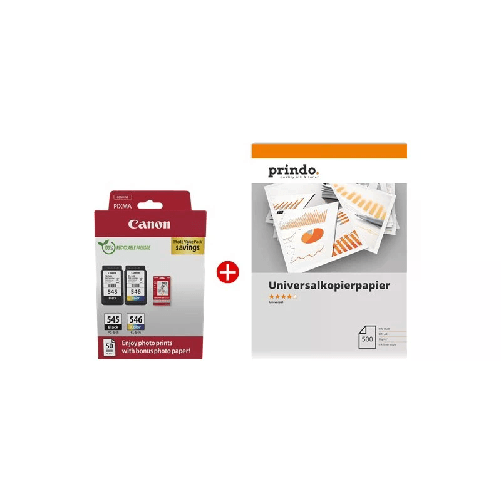 Canon  ORIGINALE Canon Value Pack nero / differenti colori / Bianco / Bianco PG-545+CL
