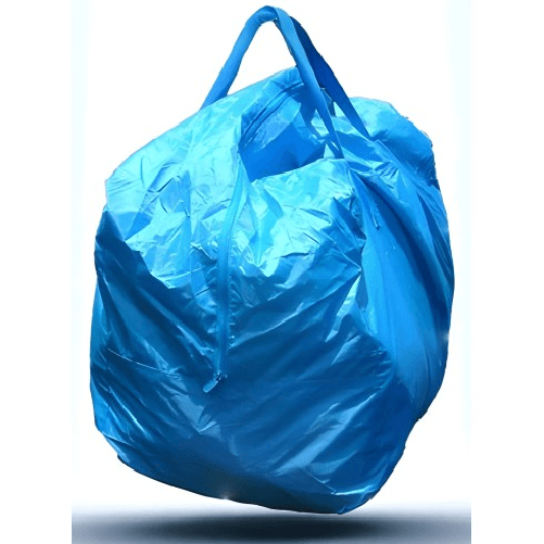 Happy Sacca per Trasporto Castelli Gonfiabili L 83x78x78 cm Blu