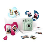 Fujifilm Pack Best Memories Instax Mini 12 Mint Green Camara Instantanea + Film Instax Mini 10ud. + 3 Portafotos - Tamañ