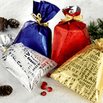 PienniPi Plast BUSTE REGALO IN PPL A SACCO 25x40 TANTI AUGURI METALLIZZATE (100PZ)