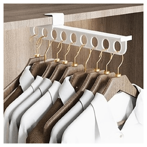 TrAdE Shop Traesio  Gancio Per Grucce Appendiabiti Pantaloni Sciarpe Organizzatore Salvaspazio Resistente -