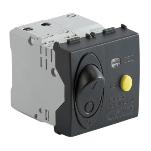 MASTER Interruttore automatico magnetotermico differenziale 1p+n 16a master modo