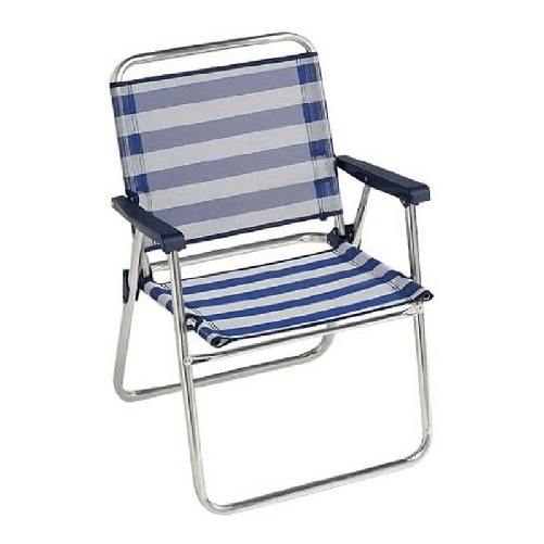 Alco Sedia da Spiaggia Alco 1-63156 Alluminio Fissa 57 x 78 x 57 cm (57 x 78 x 57 cm)