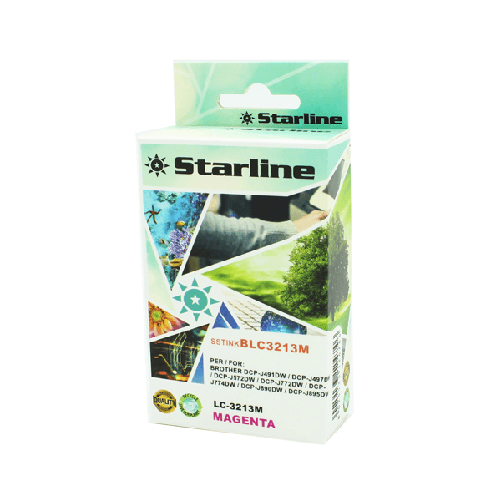 STARLINE Starline - Cartuccia Ink per print C/BROTHER LC-3213M - Magenta
