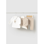 MAYORAL COMPLETO CARDIGAN MAGLIA GHETTINA NEONATA MAYORAL 1589 27 BEIGE ORIGINAL PE 2025