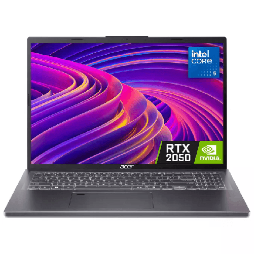 Acer Aspire 16 Notebook 16'' Intel i5 16GB RAM 512GB SSD RTX 2050 Grigio A16-51GM-567F
