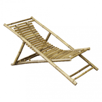 MILANI HOME MADDY - sdraio da giardino in bamboo