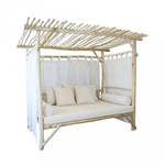 MILANI HOME VANDENBERG - gazebo letto in teak