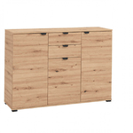 MILANI HOME ONE - credenza moderna con 3 ante e 2 cassetti