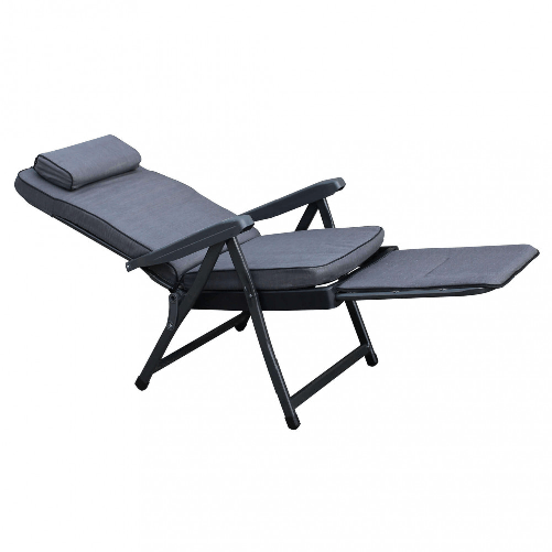 MILANI HOME HARPER - poltrona sdraio relax reclinabile con poggiapiedi scorrevole