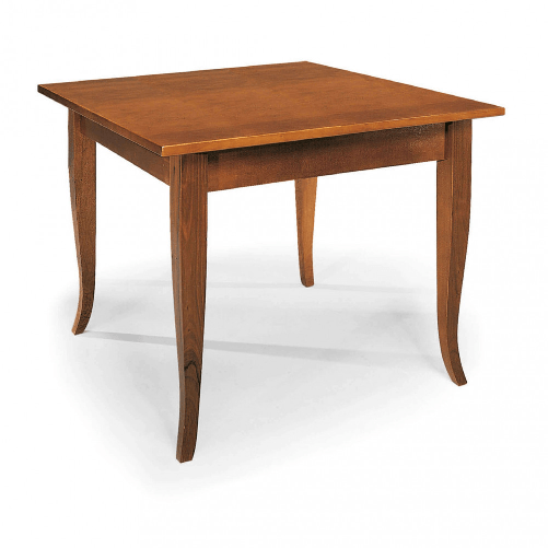 MILANI HOME EDGAR - tavolo da pranzo in legno massello cm 120 X 80