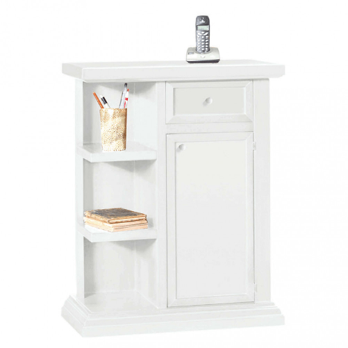 MILANI HOME ELOISE - mobile portatelefono in legno massello