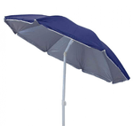 MILANI HOME ombrellone da spiaggia nylon protezione uv tondo 1,80 m / palo da 32 mm colore casuale