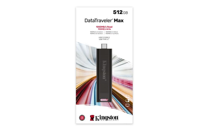 Kingston-Technology-DataTraveler-Max-Unita--Flash-Usb-512Gb-Usb-Tipo-C-Nero