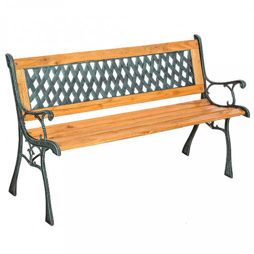 MILANI HOME GINE - panca in ghisa e legno