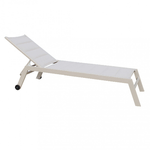 MILANI HOME DEXTER - lettino prendisole da giardino
