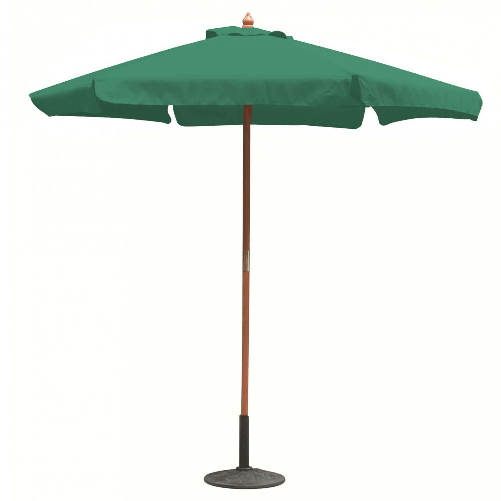 MILANI HOME DOMINUS - ombrellone rotondo da giardino palo centrale in legno 3 m